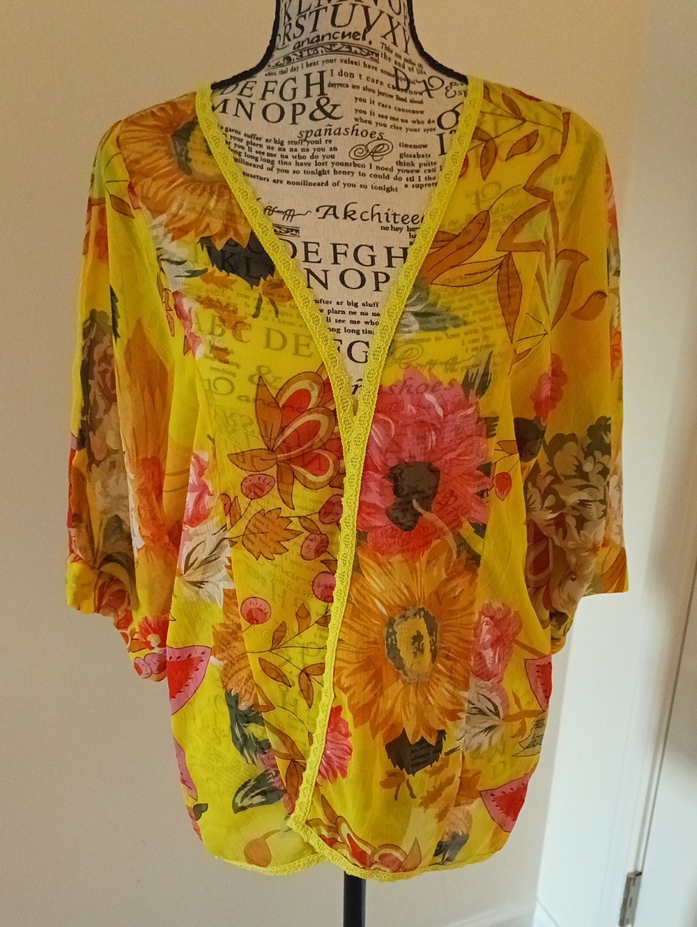 Colorful floral pattern cover shirt